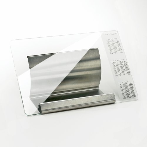 Kamenstein Stainless Steel And Tempered Glass Cookbook Holder