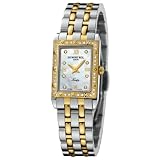 Raymond Weil Watches - Raymond Weil Tango Baguette Two-Tone Steel and 18k Gold Plated Mother Of...