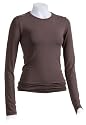 Majestic Long Sleeve Basic Crewneck Tee