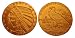 1929 $5 Indian Head Half Eagle Gold Replica Coin