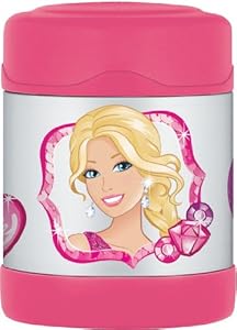 Thermos Funtainer Food Jar, 10-Ounce, Barbie