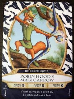 Sorcerers Mask of the Magic Kingdom Game, Walt Disney World - Card #16 - Robin Hood's Magic Arrow
