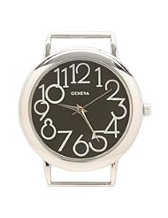 Create Your Own Watch - Black Interchangealbe Circle Watch Face - Large