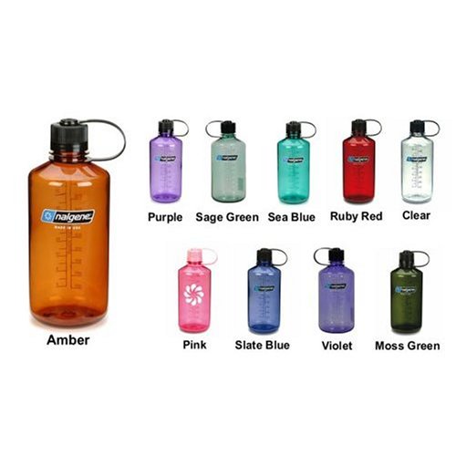 Childrens Toyshop  Sporting Goods : Nalgene Colored Narrow-Mouth Lexan Water Bottle (32oz)