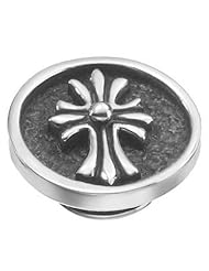 Kameleon Jewelry Cross & Fish JewelPop KJP136 *Authentic New Sterling Silver