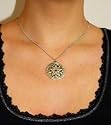 Medaillon Amulett Pentagramm Collier Magie Mittelalter Wicca