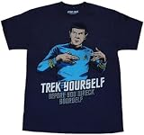 Star Trek Spock Trek Yourself Before You Wreck Yourself Mens Shirt
