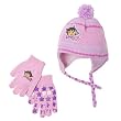 Girls' Dora Hat/Glove - Purple 4-16