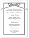Embossed Silver Border Baptism Christening Invitations - Set of 20