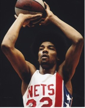 Julius Dr. J Erving Unsigned New Jersey Nets Unsigned 8x10 inch Photo