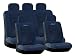 Produkt-Bild: Eufab 28104 Sitzbezug-Set Senator, blau, 17-teilig