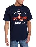 MLB Men's Washington Nationals Big City Dreams Short Sleeve Basic Tee (Athletic Navy, Large)