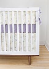 Finn + Emma Flower Crib Set - bumper, crib skirt, sheet (girl)
