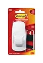 Command 17004 Jumbo Plastic Hook with Adhesive Strips, 1 Hook 4 Strips