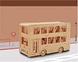 Double Decker Bus 3D Woodcraft Construction Kit
