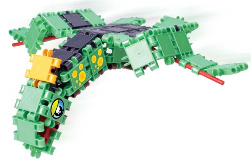 Imagen 2 de Clics CA020 - Juego de construcción de dinosaurios de 121 piezas y 4 modelos [Importado de Alemania]