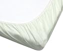 Kushies Certified Organic Fitted Crib Sheet, Green