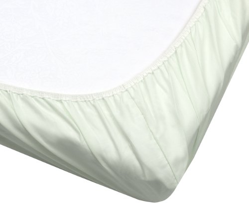 Kushies Certified Organic Fitted Crib Sheet - Green