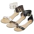 Bamboo by Journee Ankle Strap Roman Sandals