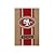 NFL Licensed San Fransisco 49ers Burlap 12.5" x 18" Garden Flag