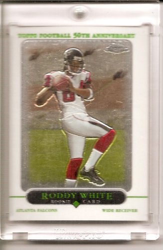 2005 Topps Chrome Roddy White Atlanta Falcons Football Rookie Card #196 - Mint Condition - Shipped in Protective Acrylic Display Case !!