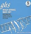 GHS Strings Electric Bass Boomer Set (Medium Nickel Steel, 5-String)