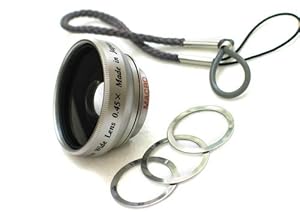 Rokinon 0.45x Wide Angle Lens for Flip Camera