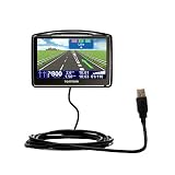 Classic Straight USB Cable for the TomTom GO 730 with Power Hot Sync and Charge capabilities - Gomadic Brand w/ TipExchange Technology