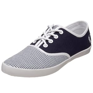 Buy Fred Perry Ladies Coxson Stripe Canvas Casual by Fred Perry