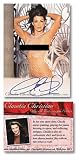 Limited Edition Claudia Christian Autographed Card Nude