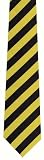 Boy`s Black & Gold School Color Neckties