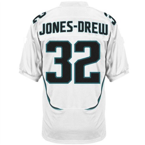 NFL Jerseys Jacksonville Jaguars 32# Jones-drew White Authentic Football Jersey Size 48-56 (Please Select the Size When You Order, Can Do Drop Shipping)