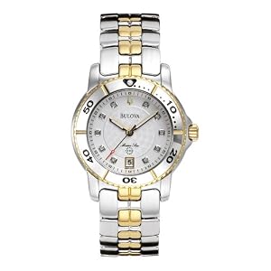 Buy Bulova Ladies 98P006 Marine Star Calendar Watch