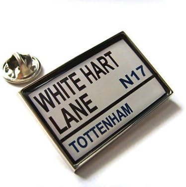 Tottenham Soccer Stadium Street Sign Pin