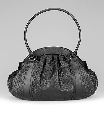 Mock Weave Shoulder Bag