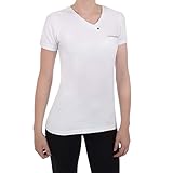Reebok Classic Womens V-Neck Exercise Running T-Shirt - White