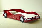 Brand New 3ft (90cm) Red Racing Car Bed
