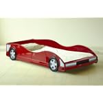Brand New 3ft (90cm) Red Racing Car Bed