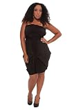 Torrid Plus Size Z. Cavaricci Couture - Drape Black Dress