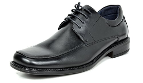 Bruno MARC Men's Classic Square Toe Lace Up Dress Oxford Shoes
