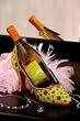 Polka Dot High Heel Bottle Holder Polka Dot High Heel Bottle Holder