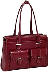 McKleinUSA ALEXIS 96546 Red Leather Ladies' Briefcase