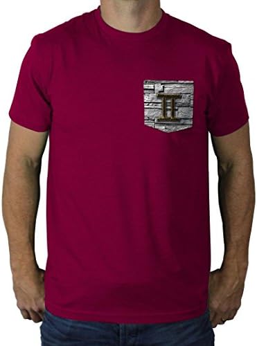 Zodiac Gemini Pocket Tee (Cardinal) (2XL)