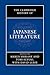 The Cambridge History of Japanese Literature