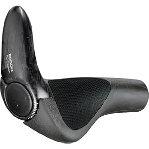 Ergon GR2 Leichtbau Carbon Bicycle Handle Bar Grips - Standard Length