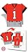 Set of 96 Georgia Bulldogs Football JerseyNaps® Party Napkins NCAA College Athletics