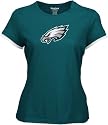 Philadelphia Eagles Women's Green Logo Premier Too Cap Sleeve Tissue T-Shirt