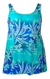 Coral Reef One Piece Plus Size Swimdress Swimsuit by Sophia Carlyn - Plus Size Swimwear Plus Size Swimsuits