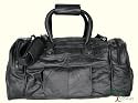 LORENZ REAL LEATHER SPORTS HOLDALL CABIN TRAVEL BAG