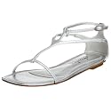 Charles by Charles David Women's Hottie T-Strap Sandal,Silver,6.5 M US